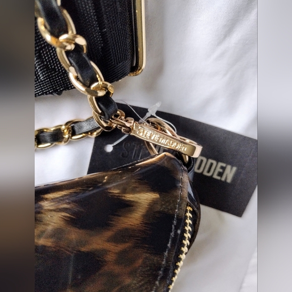 Steve Madden Leopard Print Crossbody Bag - Picture 16 of 16